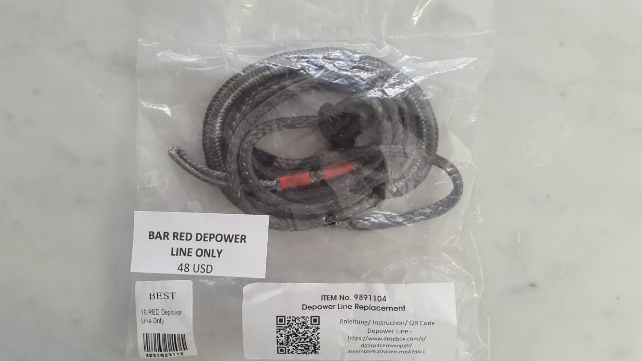Bar red depower line only